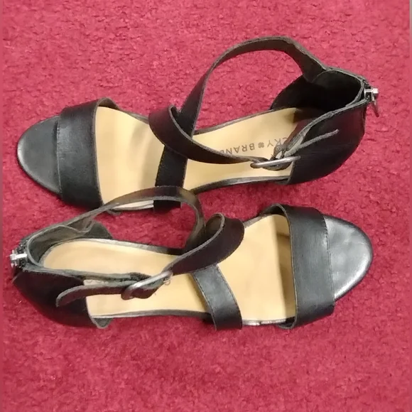 Lucky Brand Black Jenley Women's Sandals Size 8.5 - Picture 6 of 8
